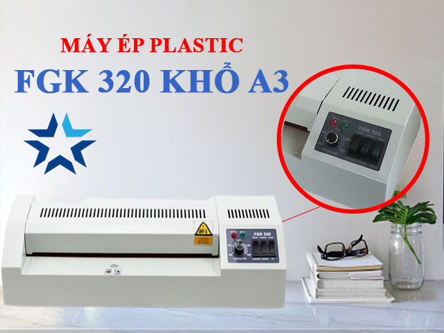 Máy ép Plastic FGK 320 (khổ A3)